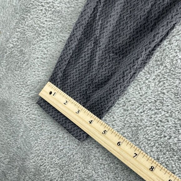 Reiss Womens Textured Grey Slim-Fit Trousers Size US 6 Cotton & Elastane 3766 - Picture 7 of 10